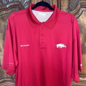 Arkansas Razorbacks Columbia PFG Polo